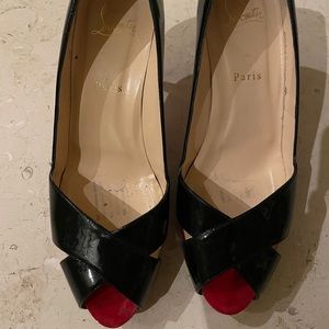 Christian Louboutin Black Shelley Heels
